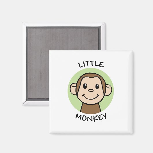 Klein Aapje Magneet (Voorkant / Achterkant)