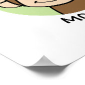 Klein Aapje Poster (Hoek)