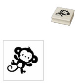 Klein Aapje Rubberstempel (Gestempeld)