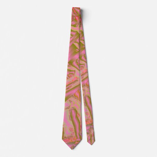 klein abstract gekleurd patroon met fijne structuu stropdas (Voorkant)