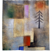 Klein afbeelding - Paul Klee - abstracte kunst Douchegordijn (Voorkant)