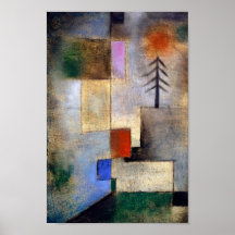 Klein afbeelding - Paul Klee - modern kunstschilde