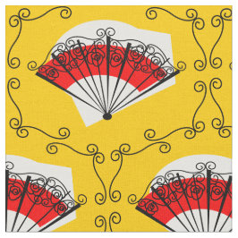 Klein afdrukken van Spaanse flessen Stof