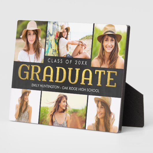 Klein Afstuderen in kleuter Fotoplaat (Zijkant)