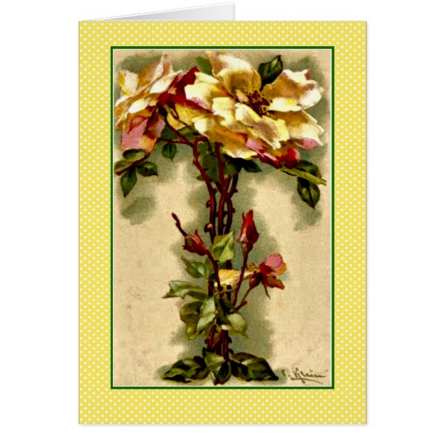 Klein alfabet letter t yellow roses (Voorkant)