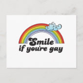 KLEIN ALS JE GAY BENT BRIEFKAART (Voorkant)