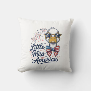 Klein Amerika Patriottische Eend Vintage T-shirt ( Kussen