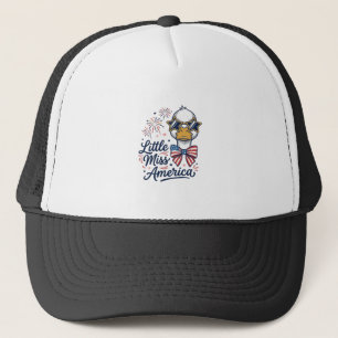Klein Amerika Patriottische Eend Vintage T-shirt ( Trucker Pet