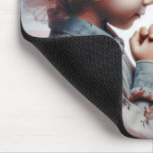 Klein Amerikaans Meisje Bidden Muismat (Hoek)