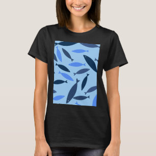 Klein aquarium met vissen t-shirt