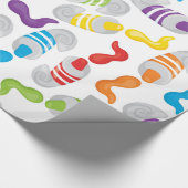 Klein artistiek patroon cadeaupapier (Hoek)