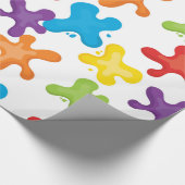 Klein artistiek patroon cadeaupapier (Hoek)