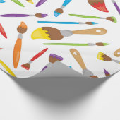 Klein artistiek patroon cadeaupapier (Hoek)