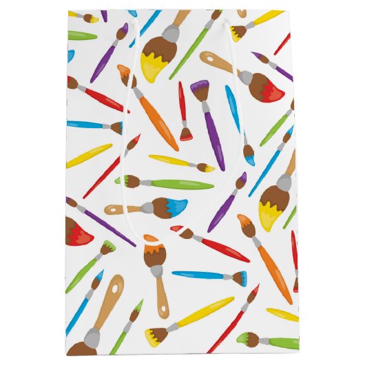 Klein artistiek patroon medium cadeauzakje (Voorkant)