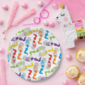 Klein artistiek patroon papieren bordje (Feest)