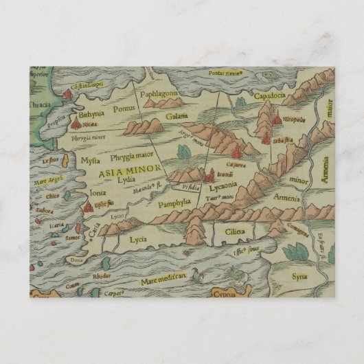 Klein Azië Briefkaart (Voorkant)