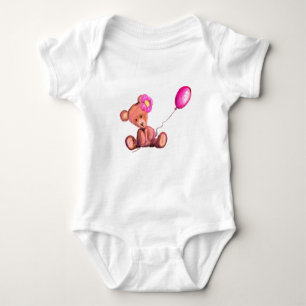 Klein Baby Beer met Balloon Baby Bodysuit