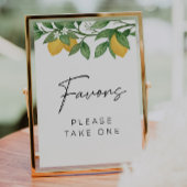 Klein baby shower Favors-teken Kaart