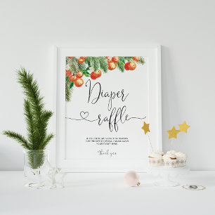 Klein baby shower-luidoperbord poster