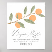 Klein Baby shower, luiertje Poster (Voorkant)