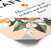 Klein Baby shower, luiertje Poster (Hoek)