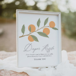 Klein Baby shower, luiertje Poster