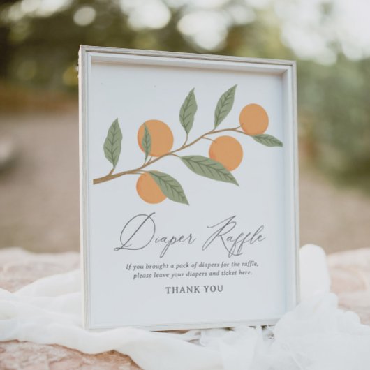 Klein Baby shower, luiertje Poster