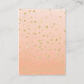 Klein Baby shower met kleine doorsnede Informatiekaartje (Achterkant)