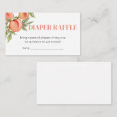 Klein Baby shower met kleine doorsnede Informatiekaartje (Voorkant / Achterkant)