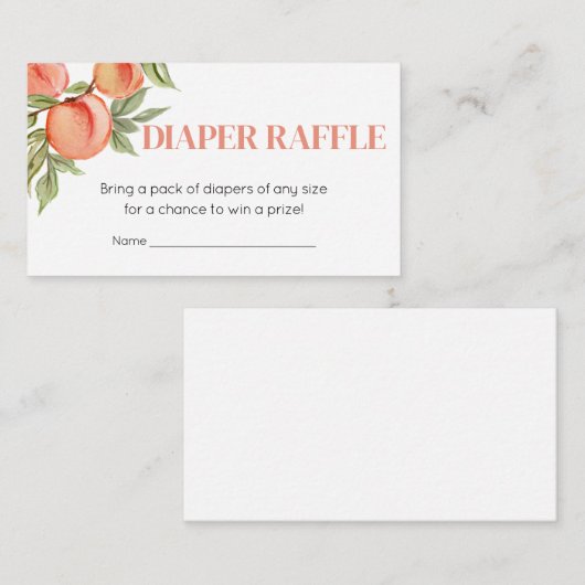 Klein Baby shower met kleine doorsnede Informatiekaartje (Voorkant / Achterkant)