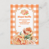 Klein Baby shower met kleine doorsnede Informatiekaartje (Voorkant)