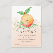 Klein Baby shower met kleine doorsnede Informatiekaartje (Voorkant)