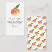 Klein Baby shower met kleine doorsnede Informatiekaartje (Voorkant / Achterkant)