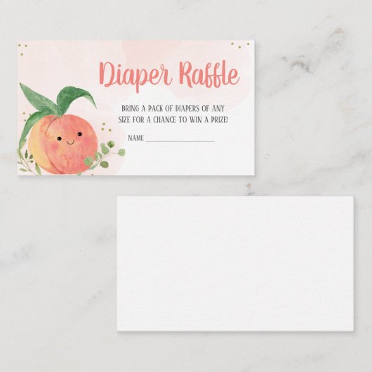 Klein Baby shower met kleine doorsnede Informatiekaartje (Voorkant / Achterkant)