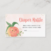 Klein Baby shower met kleine doorsnede Informatiekaartje (Voorkant)