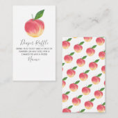 Klein Baby shower met kleine doorsnede Informatiekaartje (Voorkant / Achterkant)