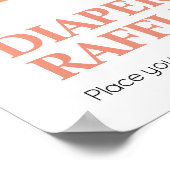 Klein Baby shower met kleine doorsnede Poster (Hoek)