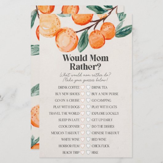 klein baby shower wil liever een spelletje spelen (Voorkant / Achterkant)