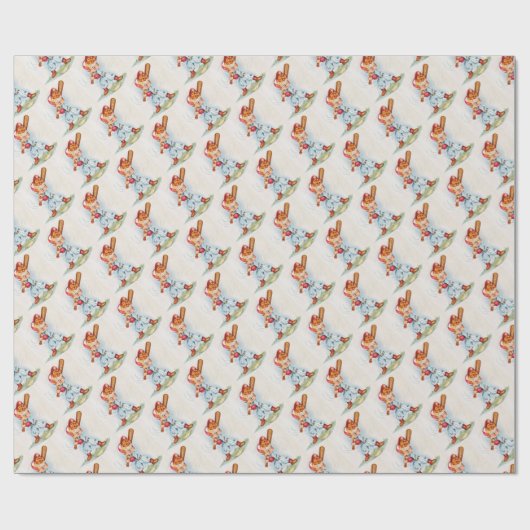 klein baggerzakdoekje cadeaupapier (Vlak)