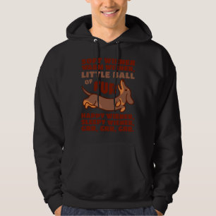 Klein balletje vacht Zachte warme worstelhond Scha Hoodie
