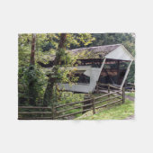 Klein bedekte rugleuning fleece deken (Voorkant (Horizontaal))