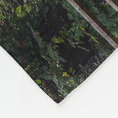 Klein bedekte rugleuning fleece deken (Hoek)