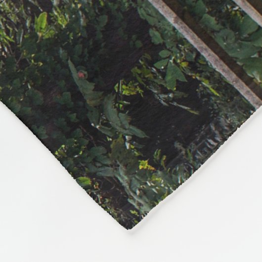 Klein bedekte rugleuning fleece deken (Hoek)