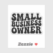 Klein bedrijf cadeau - Klein bedrijf Sticker (Vel)