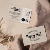 Klein bedrijf Dank u kaart afdrukbaar