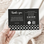Klein bedrijf Dank u kaart afdrukbaar