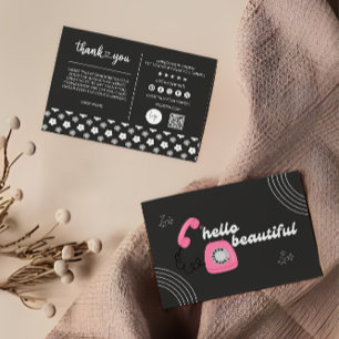 Klein bedrijf Dank u kaart afdrukbaar