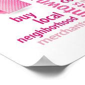 Klein bedrijf, Lokaal winkelen, Lokaal kopen, Poster (Hoek)