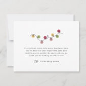 Klein bedrijf minimalistisch modern dank u feestdagenkaart (Voorkant)