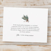 Klein bedrijf Modern Minimalistisch Dank u Feestdagenkaart